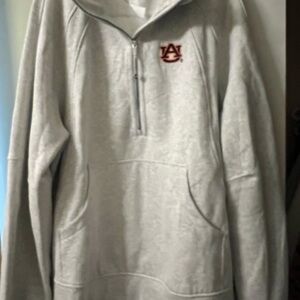 Gray Quarter-Zip Sweatshirt with Auburn Lululemon
